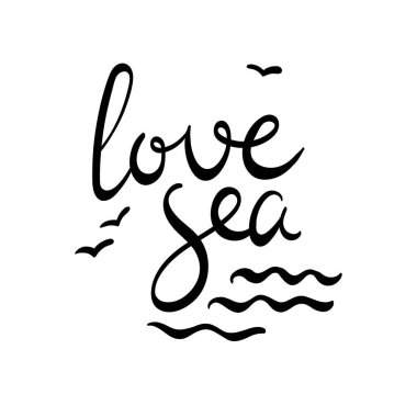 El ifade yazı vektör çekilmiş. Modern hat dekor duvar, poster, parmak izi, kart, t-shirtler için motive ve diğer