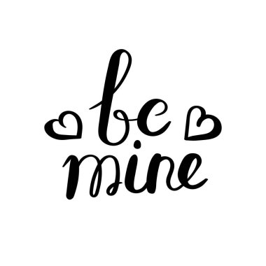 El ifade yazı vektör çekilmiş. Modern hat dekor duvar, poster, parmak izi, kart, t-shirtler için motive ve diğer