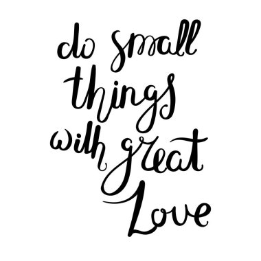 El ifade yazı vektör çekilmiş. Modern hat dekor duvar, poster, parmak izi, kart, t-shirtler için motive ve diğer