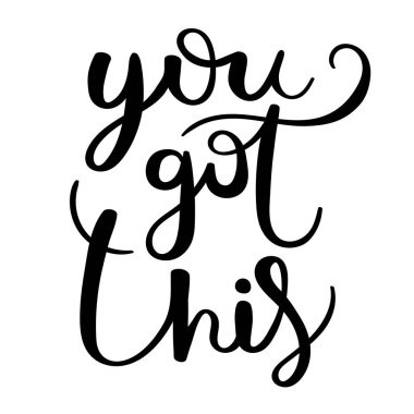 El ifade yazı vektör çekilmiş. Modern hat dekor duvar, poster, parmak izi, kart, t-shirtler için motive ve diğer