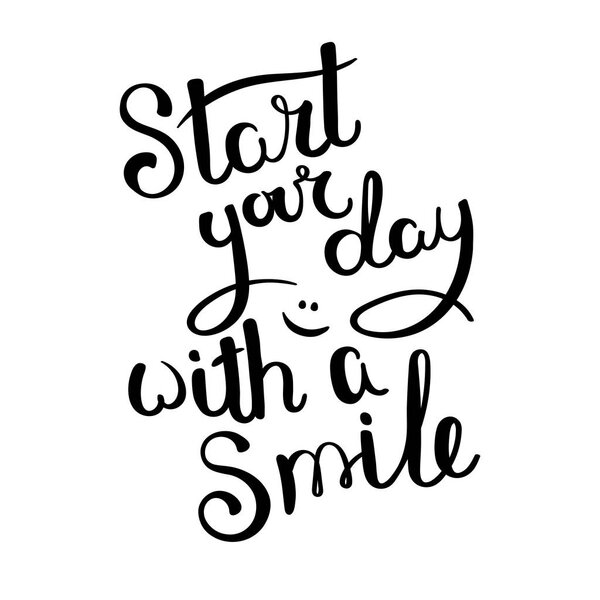 Векторная надпись от руки. Современный мотивирующий каллиграфический декор для стен, плакатов, гравюр, открыток, футболок и других
