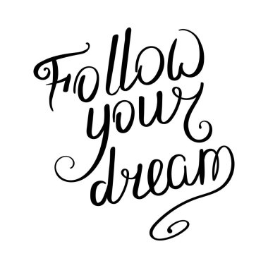 El ifade yazı vektör çekilmiş. Modern hat dekor duvar, poster, parmak izi, kart, t-shirtler için motive ve diğer