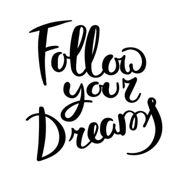 El ifade yazı vektör çekilmiş. Modern hat dekor duvar, poster, parmak izi, kart, t-shirtler için motive ve diğer