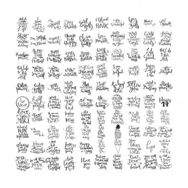 El hayat ve mutluluk için hat alıntı motivasyon yazılı. Kartpostal, poster, parmak izi, kart grafik tasarım için.