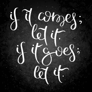 El tahtaya yazı motivasyon vektör çekilmiş. Pozitif el duvar poster ya da ruh hali yönetim kurulu için alıntı aydın. Ev Dekorasyon, yazdırılabilir ifade.