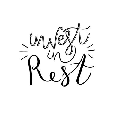 El hayat ve mutluluk için hat alıntı motivasyon yazılı. Kartpostal, poster, parmak izi, kart grafik tasarım için.