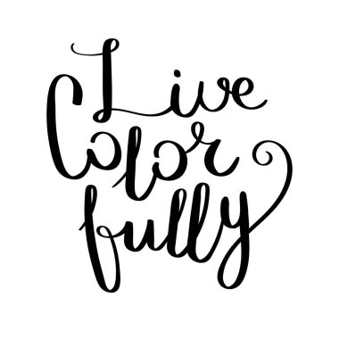 El hayat ve mutluluk için hat alıntı motivasyon yazılı. Kartpostal, poster, parmak izi, kart grafik tasarım için.