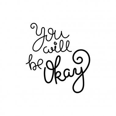 El hayat ve mutluluk için hat alıntı motivasyon yazılı. Kartpostal, poster, parmak izi, kart grafik tasarım için.