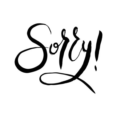 El yazması grunge kartı. El yapımı karalama harfleri eski moda.