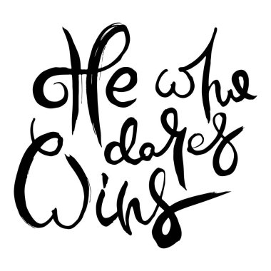 El yazması grunge kartı. El yapımı karalama harfleri eski moda.