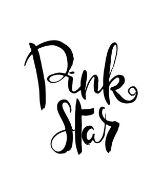 El yazması grunge kartı. El yapımı karalama harfleri eski moda.