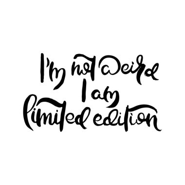 El yazması grunge kartı. El yapımı karalama harfleri eski moda.