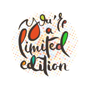 Sınırlı sayıda üretildin. Eski tarz el yapımı karalama harfleri olan homurdanma kartı. El çizimi vintage vektör tipografi çizimi