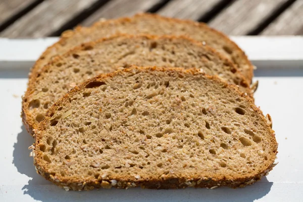 Szeletelt kenyér, Németország — Stock Fotó