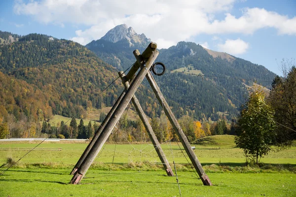 Klättring trädgård i Bayern, natur, berg, Utomhus — Stockfoto