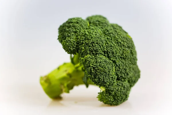 Brócolis cru, fundo wihte — Fotografia de Stock