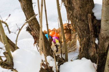 Karda Paskalya sepeti