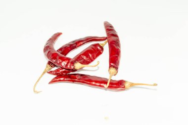 kırmızı biber, kurutulmuş kırmızı biber. Seçici odak, seçici odak konu.