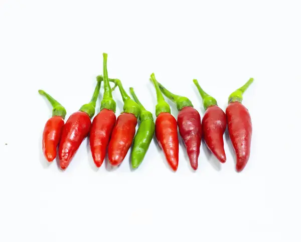 Kırmızı biberler arasında yeşil biber, kerala en baharatlı kandhari biberi. .