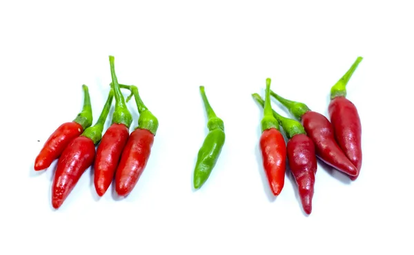 Kırmızı biberler arasında yeşil biber, kerala en baharatlı kandhari biberi. .