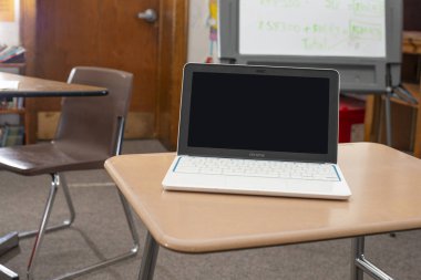 Elgin, Illinois - 2019 dolaylarında: Sınıfta HP Edition Chromebook.