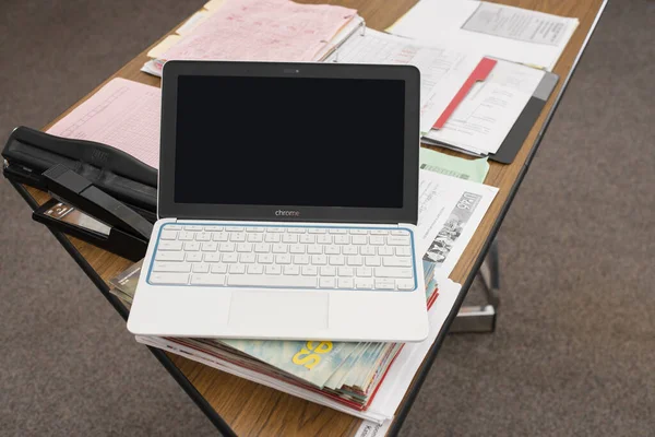 Elgin Illinois Circa 2019 Een Education Edition Chromebook Een Klaslokaal — Stockfoto