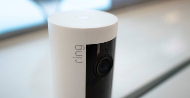 Chicago Illinois, ABD - 2020 dolaylarında Target 'ta satışta olan bir Amazon Ring ürünü.