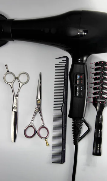 Professional Tool Hairdressers Scissors — Stock Photo, Image