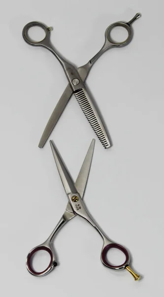 Профессиональный Инструмент Парикмахерских Ножниц — стоковое фото