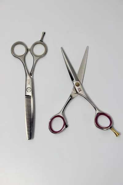 Professionelles Werkzeug Für Friseure Schere — Stockfoto