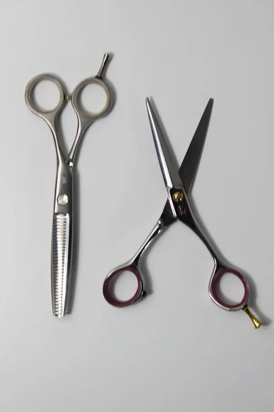 Professional Tool Hairdressers Scissors — Stock Photo, Image