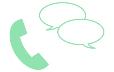 Telefon danışmanlığının resim çizimi