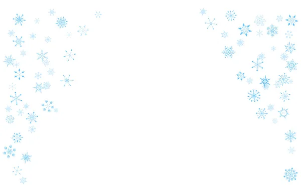 Material Fundo Snowflake Shake Illustration — Vetor de Stock