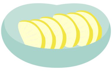 Yeşil bir kasede sebze turşusu.