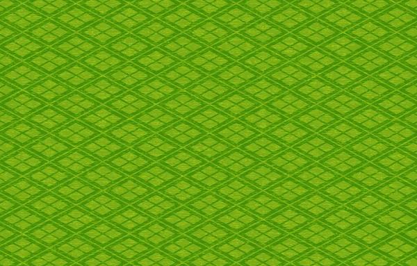 Papier Vert Japonais Motif Japonais Losange — Image vectorielle
