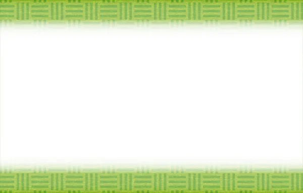 Зелена Рамка Японського Зразка Три Прориви — стоковий вектор
