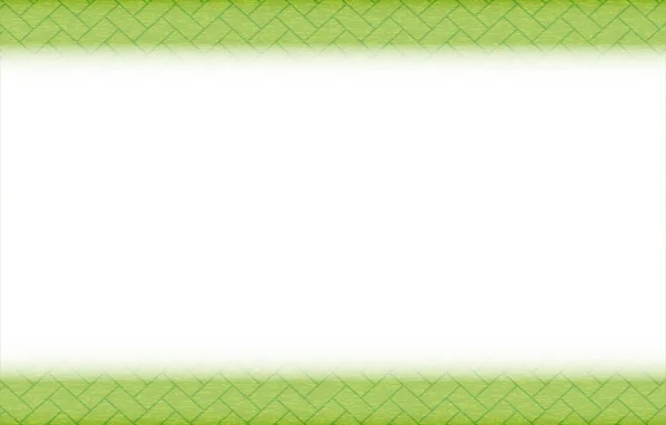 Green Japanese Pattern Frame Higaki — Stock Vector