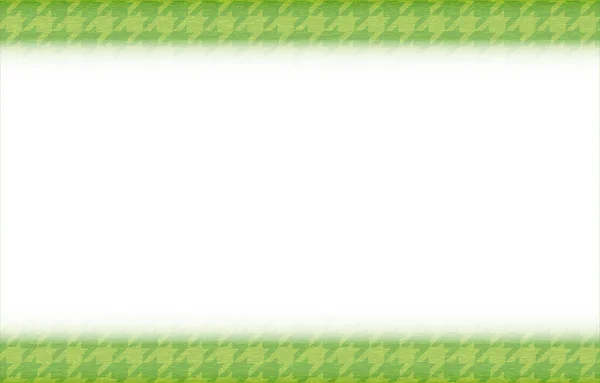 绿色日本图案框 犬齿检查 — 图库矢量图片