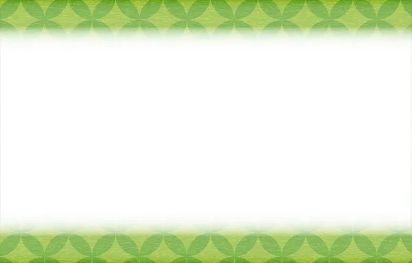 Cornice Modello Giapponese Verde Cloisonne — Vettoriale Stock