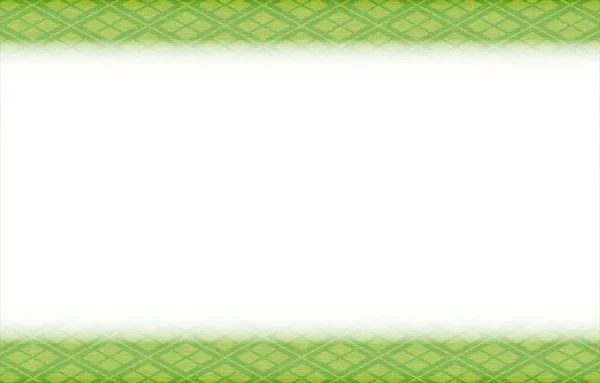 Cornice Modello Giapponese Verde Rombo — Vettoriale Stock