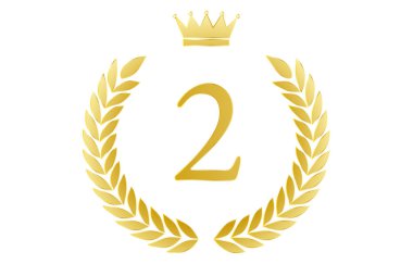 Laurel çelengi ve taç sıralama illüstrasyonu