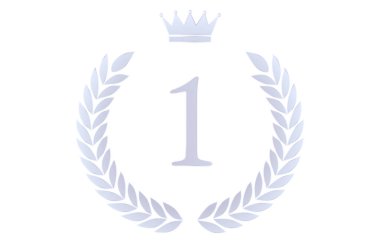 Laurel çelengi ve taç sıralama illüstrasyonu