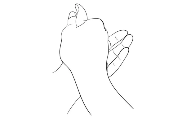 Comment Laver Les Mains Correctement — Image vectorielle