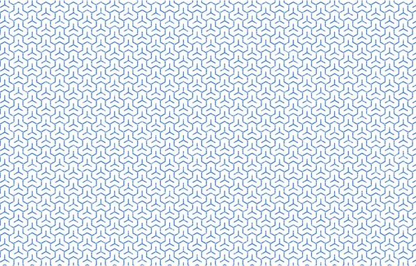 Japans Patroon Met Witte Schaduw Een Transparante Achtergrond Blauw Bisjamon — Stockvector