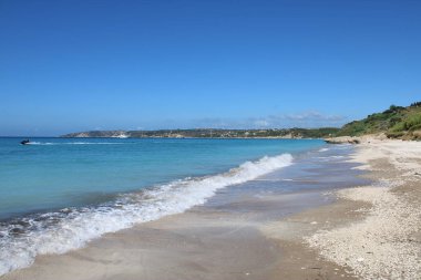 Dalgalı güzel deniz manzarası