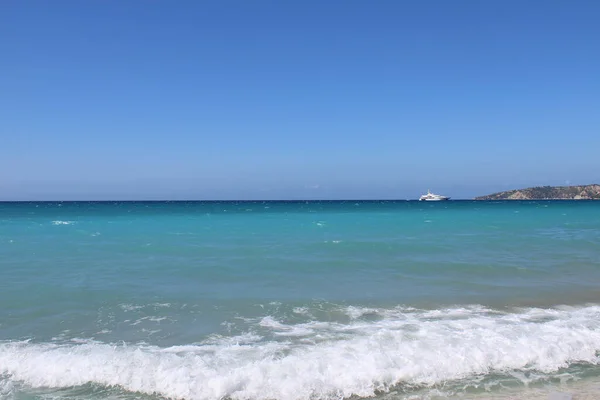 Beautiful View Beach Sunny Day — Stock Photo, Image