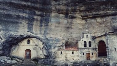 Burgos İspanya 'daki San Bernabe Mağarası
