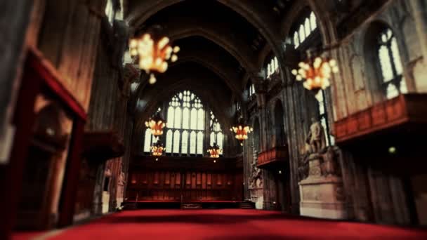 Guildehall Great Hall em Londres — Vídeo de Stock