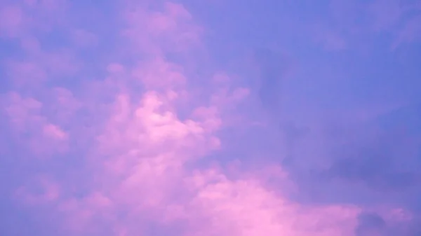 Stunning Springtime Weather Abstract Groups Cumulus Height Pink Sky Sunsets — Stock Photo, Image