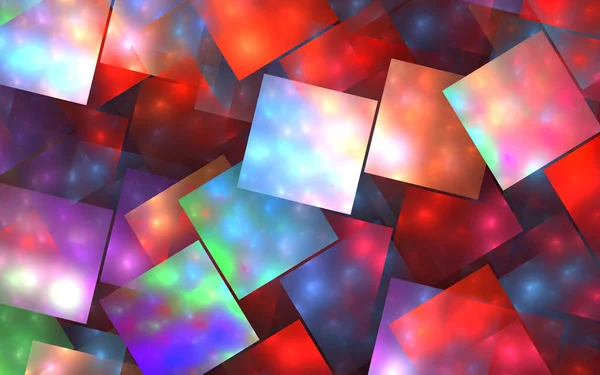 Colorful squares geometric composition